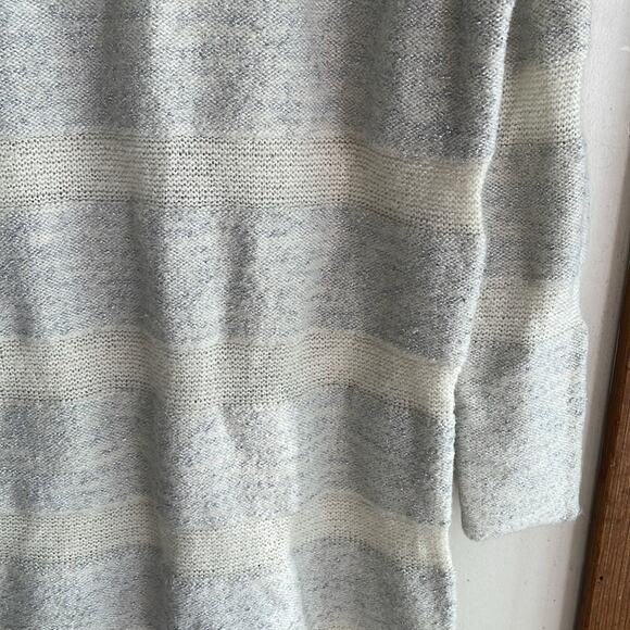 Something Navy Metallic Stripe Sweater Dress - Picture 5 of 15